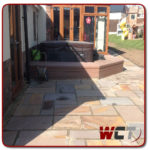 Deeside Cheap Indian Stone Paved Patios