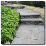 Deeside Cheap Natural Stone Paved Pathways