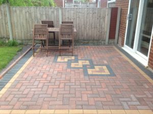 Deeside Low Cost Brick Paved Patios