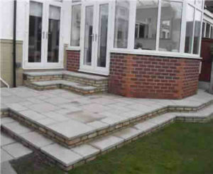 Deeside Low Cost York Stone Paved Patios