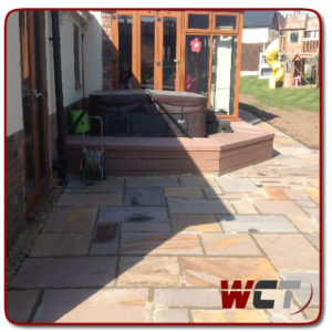 Professional Indian Stone Paved Patios in Northwich